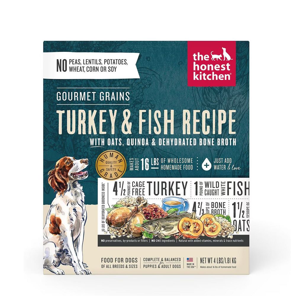 Gourmet Grain Turkey & Fish Complete Dehydrated Dog Food