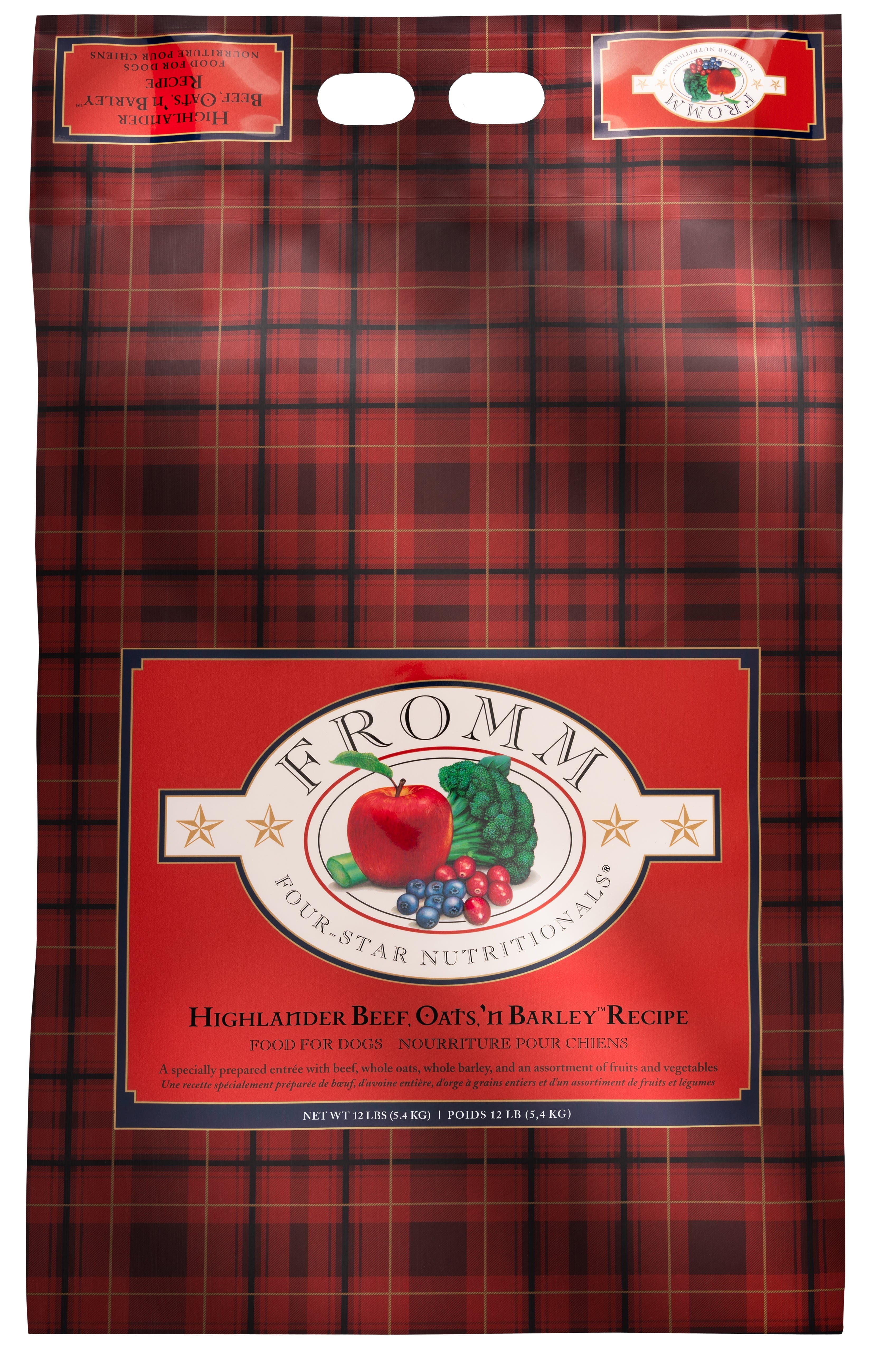Fromm Four-Star Grain Inclusive Highlander Beef, Oats 'n Barley Dry Dog Food