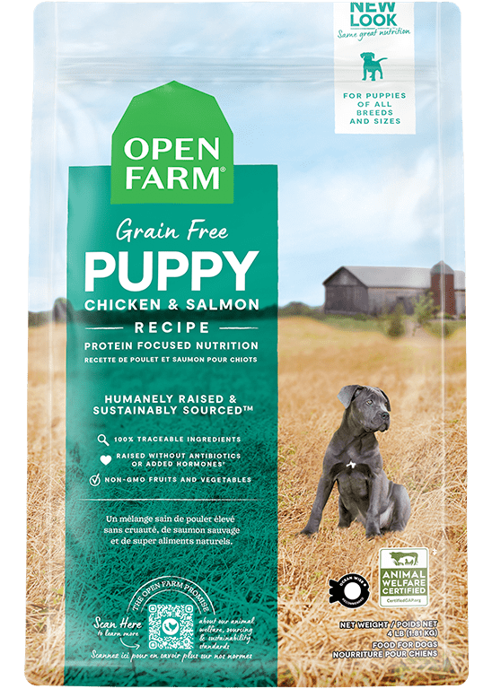Open Farm Grain-Free Puppy Chicken & Salmon Recipe Dry Dog Food