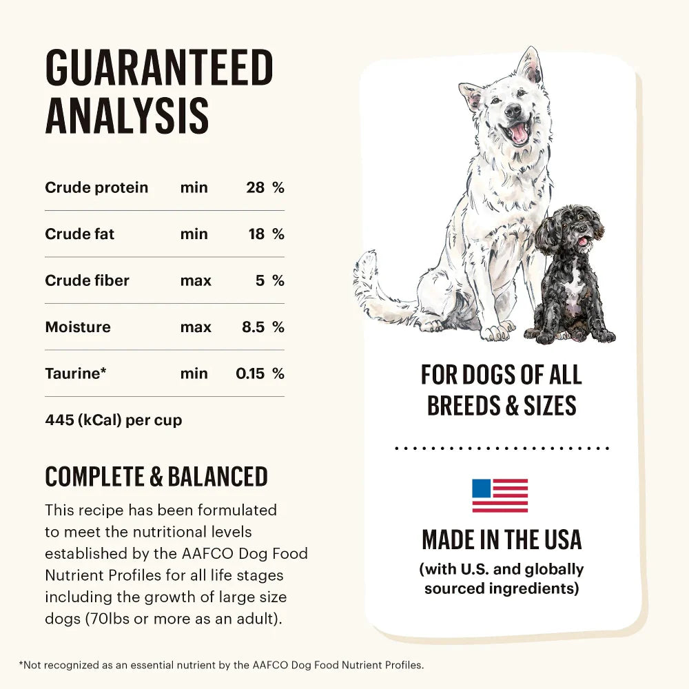 Gourmet Grains Turkey & Fish Complete Dehydrated Dog Food