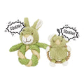 Mini Hula Hemp Koala and Bunny Twist Dog Toys: Fun Squeaker, Stimulates Mentally & Physically, Tough Hemp Rope for Fetch & Chew, Non-Toxic, Cleans Teeth, Variety of Textures, for Pets